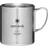 Snow Peak Stainless Vacuum Double Wall 450ml Mug Silver