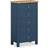 Roseland Furniture Farrow XL Tallboy Navy Chest of Drawer 70x122cm