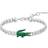 Lacoste Arthor Bracelet - Silver/Green/Red