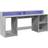 vidaXL 3309441 Concrete Grey Skrivbord 55x200cm