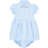 Polo Ralph Lauren Infant Striped Knit Oxford Dress - Harbor Island Blue/White