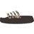adidas Adilette Platform Slides - Shadow Brown/Cloud White/Magic Beige