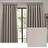 Furn Dawn 100% Blackout Pencil Pleat Curtains 229cm x 229cm