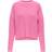 Only Onlluna Ls O-Neck Pullover Knt - Sachet Pink