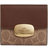 Coach Eliza Small Wallet In Signature Canvas - Gold/Tan/Brown