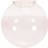 ValueLights Frenchie Pink Glass Globe H x 25cm W Pendant Lamp ∅ 25cm