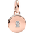 Pandora Openable & Engravable Love Locket Dangle Charm - Rose Gold/Transparent