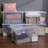Wham Crystal 60L Plastic Pack of 5 Storage Box
