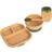 Tiny Dining Divided Bamboo Baby Weaning Set 4pc