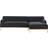 Beliani Stylish Left Hand Corner Black Soffa 251cm 3-sits