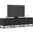 vidaXL 848859 Black TV-bord 150x41cm