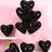 Shein Black Heart Shaped Balloons 20 Pcs