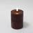 LED Block Burgundy LED-ljus 10cm