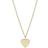 Fossil Drew Heart Necklace - Gold