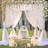 Shein White Tulle Backdrop Organza Curtain 2pcs