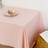 Shein Checked Rectangle 1pc Tablecloth Pink (140x140cm)