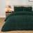 OHS Teddy Marl Textured Duvet Cover Green (198x198cm)