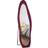 Homcom Irregular Wavy Full Length Wine Red Wall Mirror 50x170cm