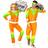 Widmann Adult costume 80s Orange Tracksuit