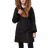 Mackage Kay Down Coat with Natural Fur Signature Collar - Black