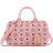 MCM Ella Boston Bag in Visetos Small - Soft Pink