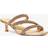 Michael Kors Celia Embellished Kitten Sandal - Brown