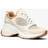 Michael Kors Zuma Color-Block Leather Trainer - Natural