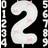 Shein Pink Bow Decor 40" White Number Foil Balloons