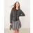 Nobody's Child Boucle Crew Neck Cardigan - Gray