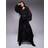 River Island Chiffon Ruffle Maxi Skirt - Black