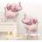 Shein Pink 3D Cartoon Elephant Foil Balloons 2pcs Set