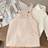 Shein Adorable Corduroy Jumper Dress - Beige