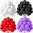 Shein 20pcs Set 10-Inch Matte Black Red White Purple Latex Balloons