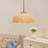 ValueLights Rattan Round Lamp 18cm H x 38cm W Shade