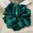 Shein Extra Large Green Faux Silk Scrunchie