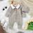 Shein Contrast Collar Button Up Jumpsuit - Hat