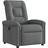 vidaXL Relaxsessel Dunkelgrau Stoff Sessel