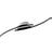 Eglo Lungolago Black Steel Minimalist 6 x 14 x 74 cm Ceiling Flush Light