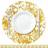 Shein Disposable Golden Placemats Set of 50 pcs Place Mat Gold