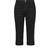 Yours Wide Leg Cropped Denim Jeans - Black