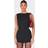 PrettyLittleThing Woven Pocket Detail Sleeveless Skort Playsuit - Black
