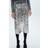 Mango Mixed Midi Skirt - Silver