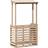 vidaXL with Roof 112.5 x 57 x 195.5 cm Outdoor Bar Table