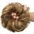 Shein Black Messy Bun Hair Piece Wavy Curly Scrunchies Synthetic Chignon Ponytail Hair Extensions Thick Updo Hairpieces For Women 8inch