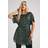 Yours Peplum Sequin Top - Green