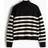 H&M Stickad Tröja Med Halvpolo - Svart