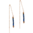 Sloya Lumia Drop Earrings - Rose Gold/Lapis