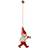 Maileg Santa with Trumpet Multicolour Julgranspynt 9cm