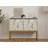 Hanah Home Asse Home Freesia Marble Console Table 34x70cm
