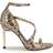 Nine West Shimmy Dress Sandals - Metallic Leopard